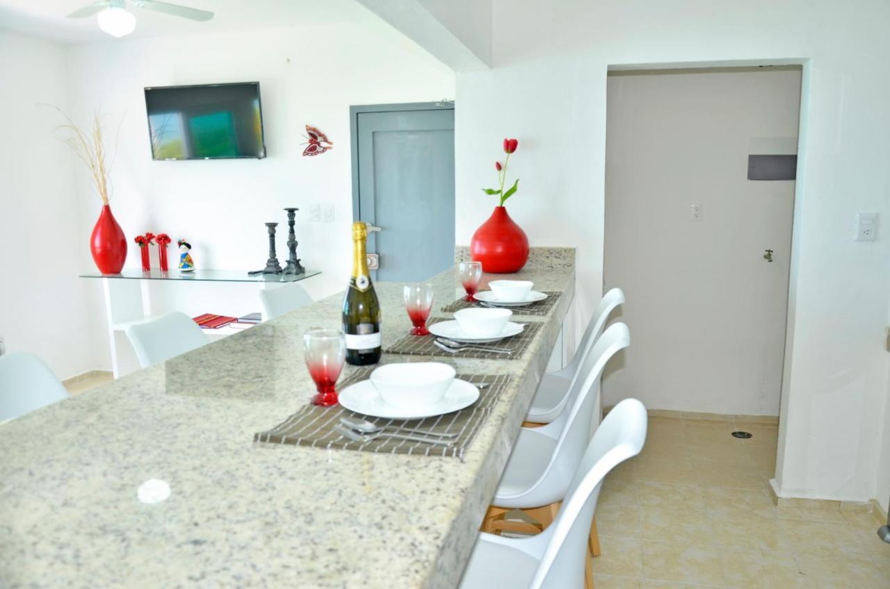 Ar Ocean View Apartments Isla Mujeres Eksteriør bilde